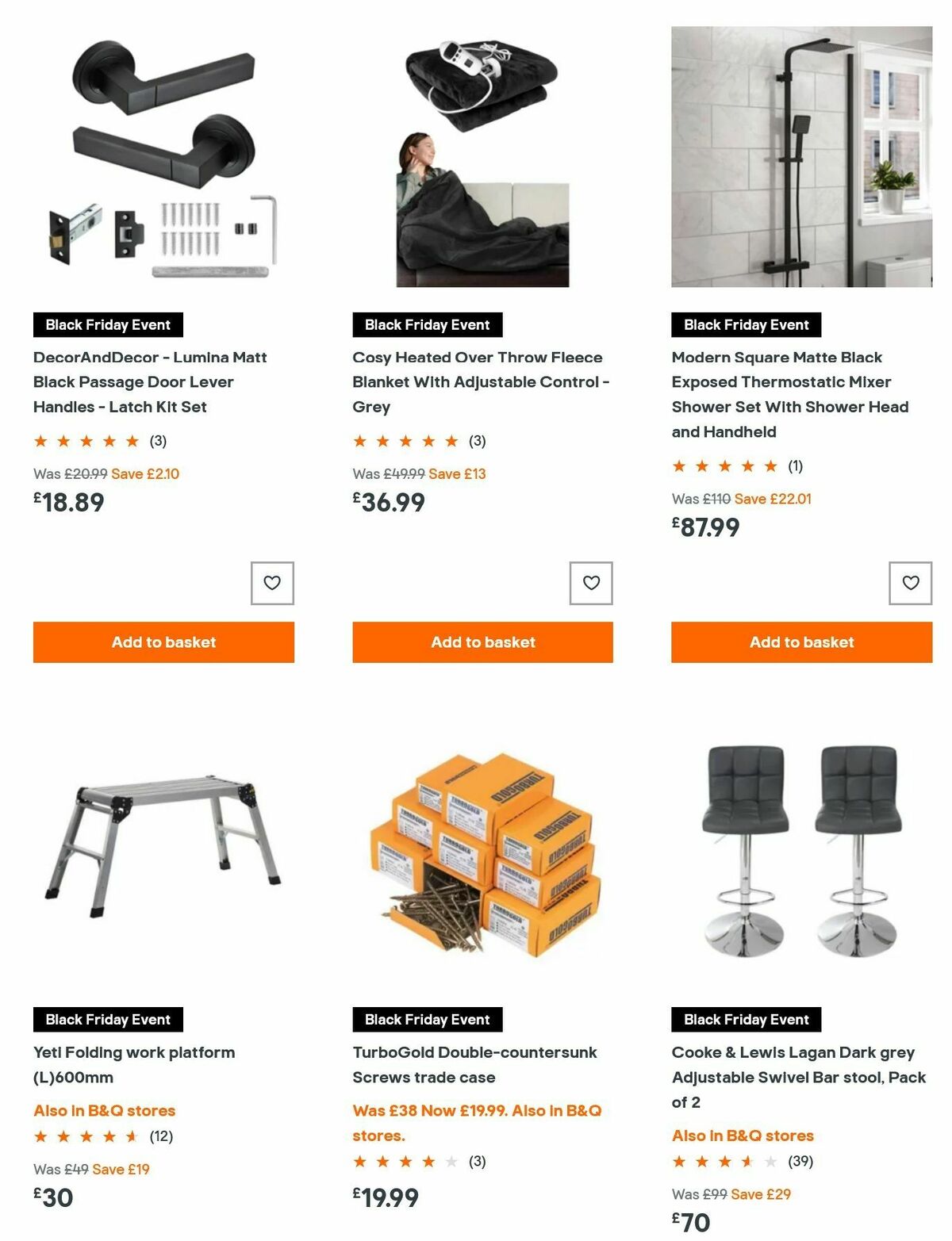 B&Q Offers from 9 November