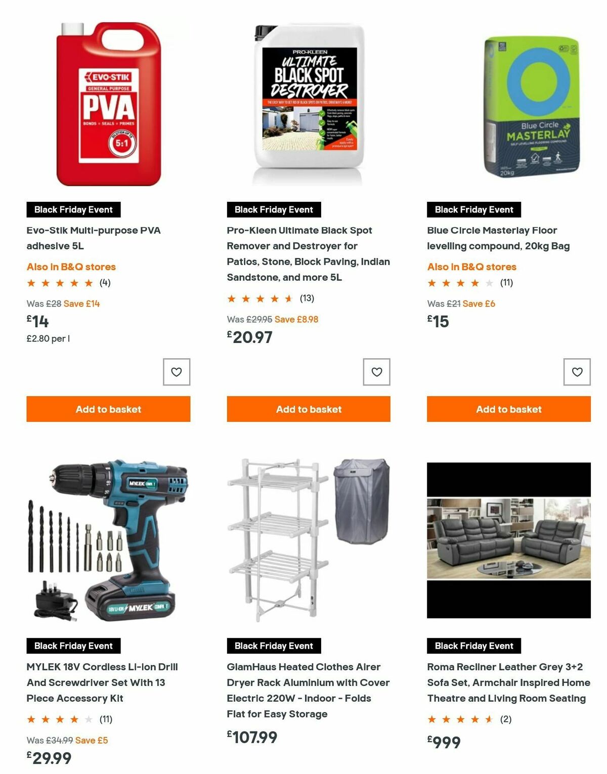 B&Q Offers from 9 November
