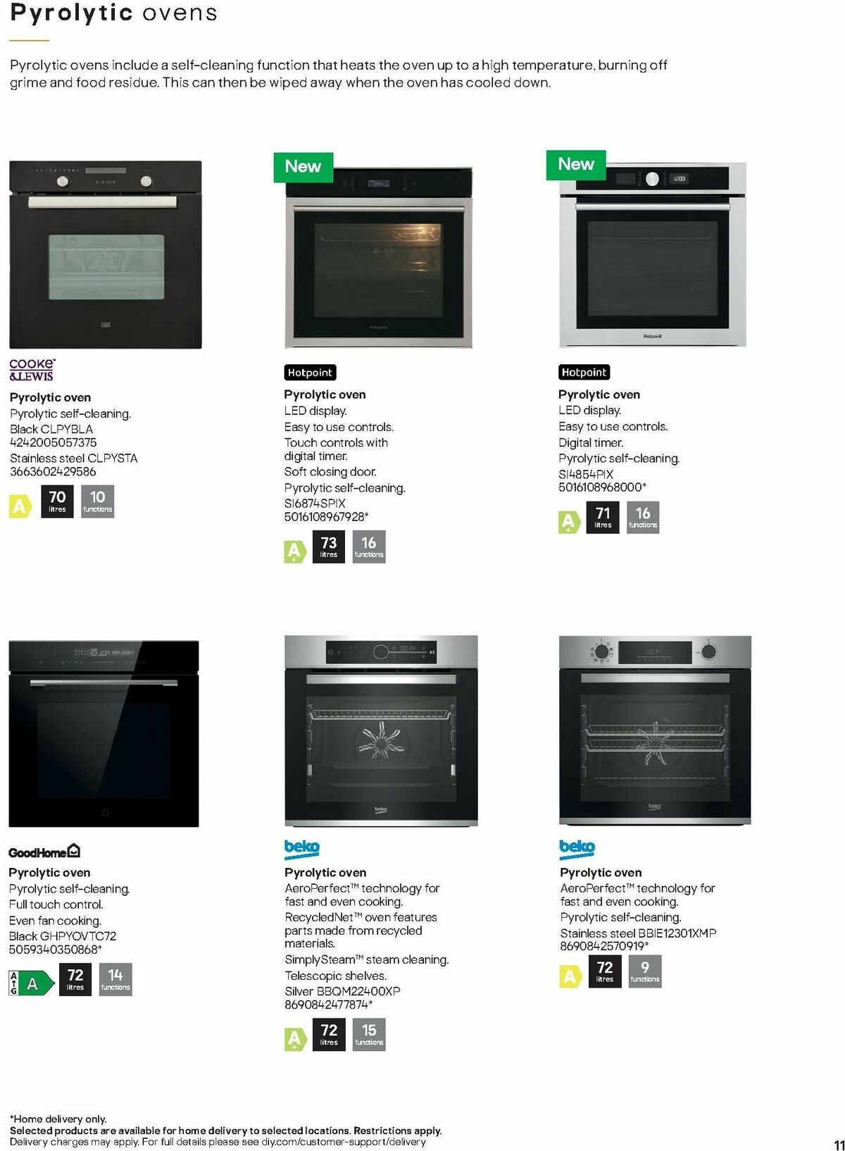 B&Q Kitchen Appliances Offers from 10 January