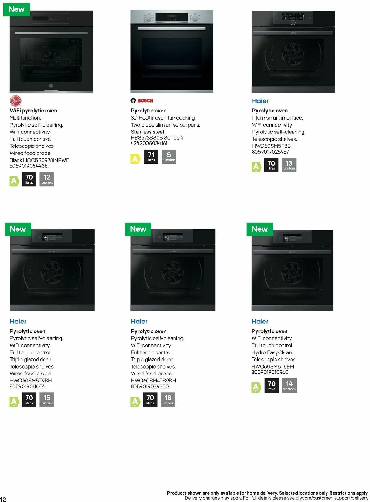 B&Q Kitchen Appliances Offers from 10 January