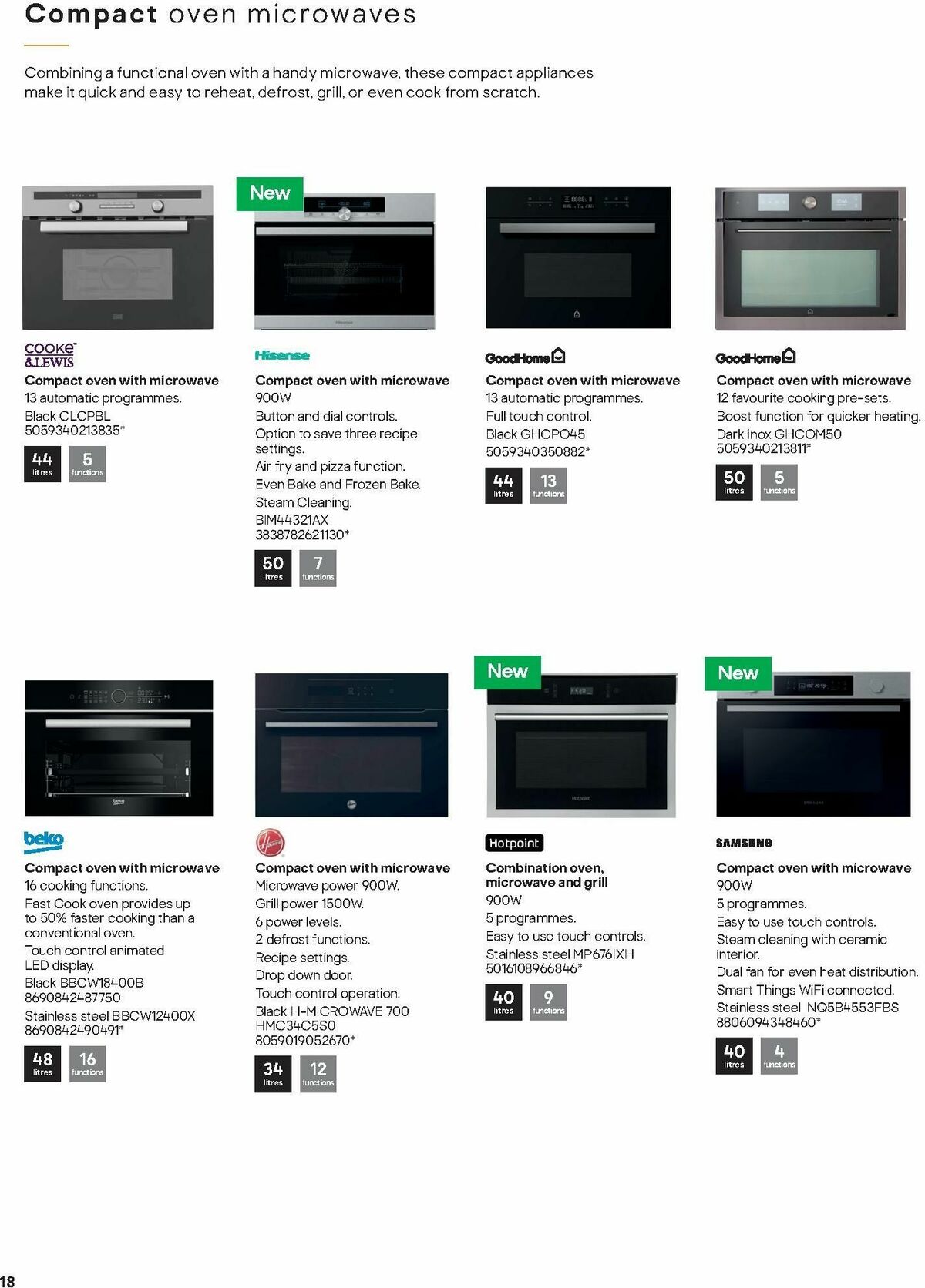 B&Q Kitchen Appliances Offers from 10 January