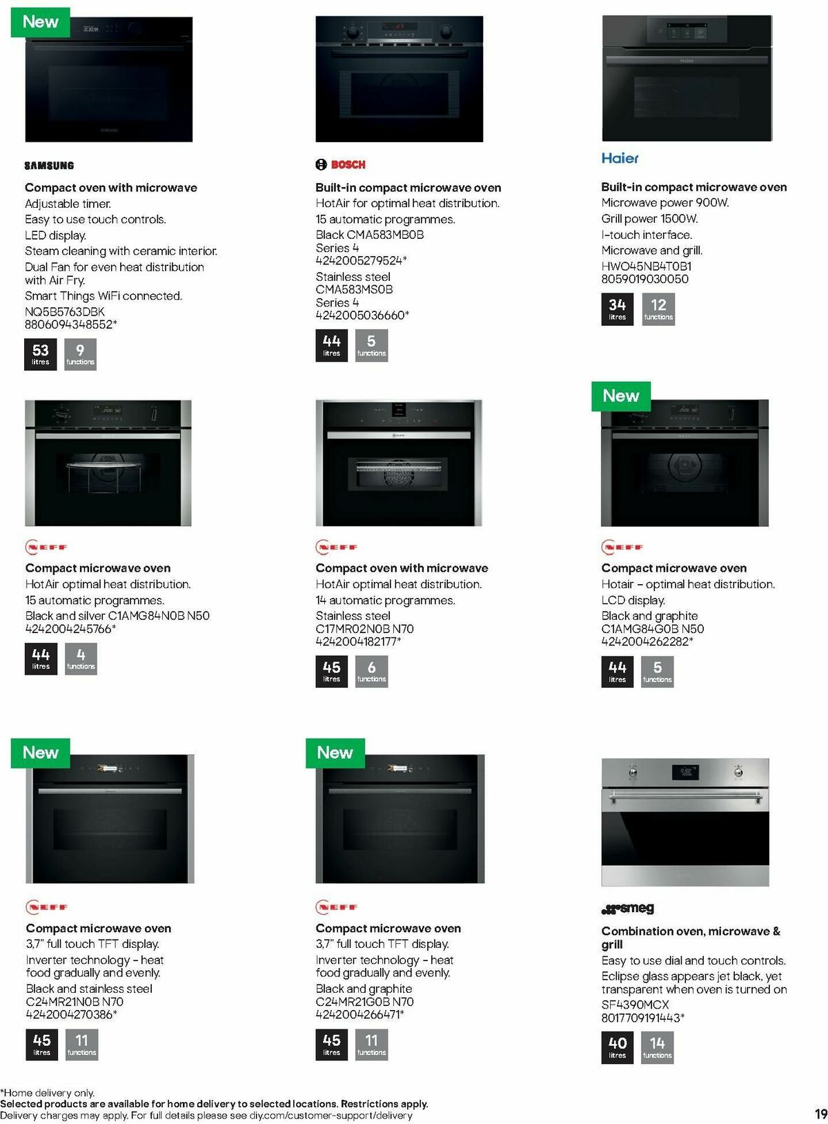 B&Q Kitchen Appliances Offers from 10 January
