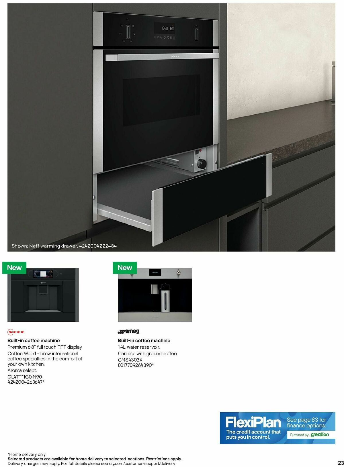 B&Q Kitchen Appliances Offers from 10 January