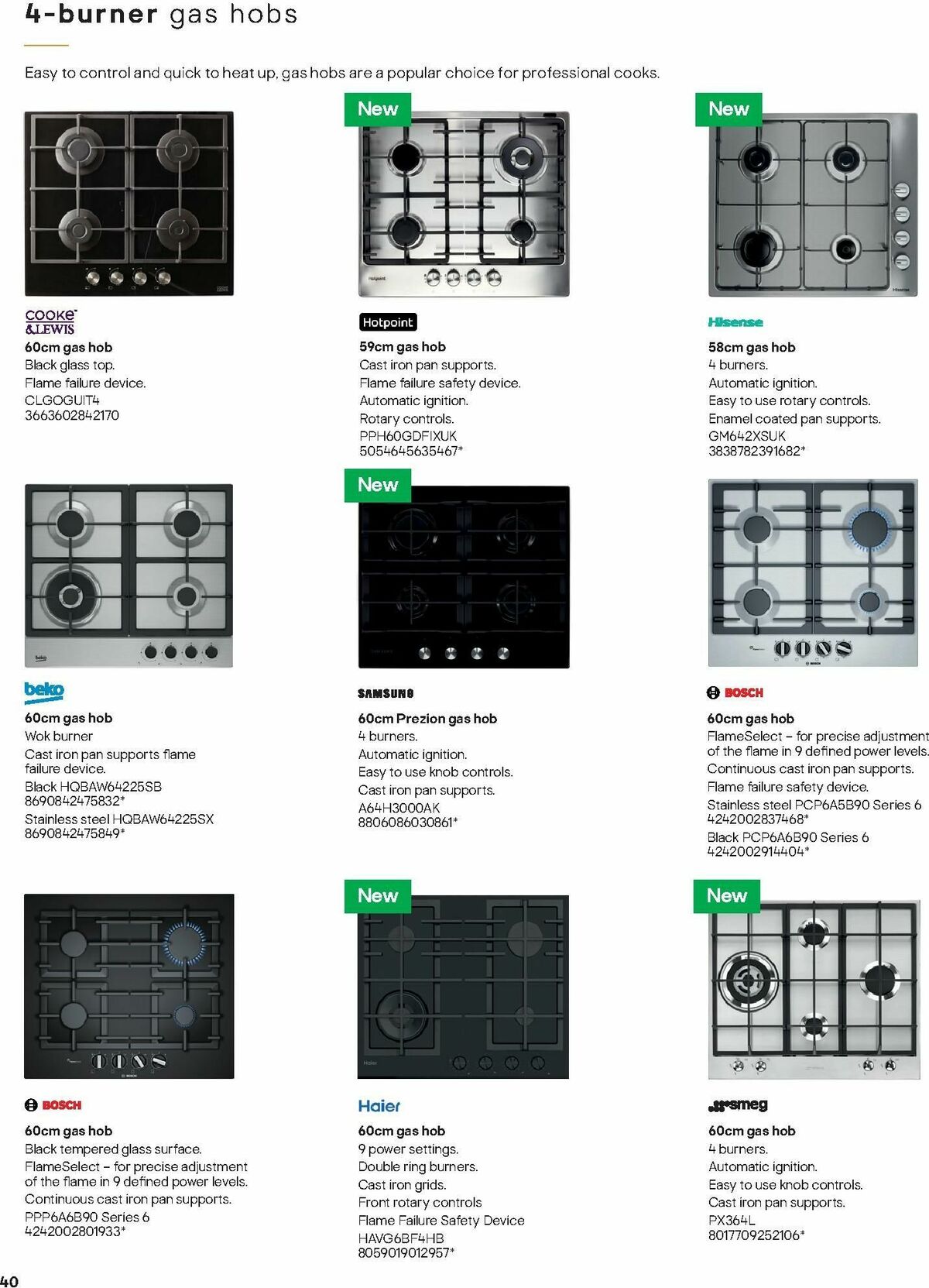 B&Q Kitchen Appliances Offers from 10 January