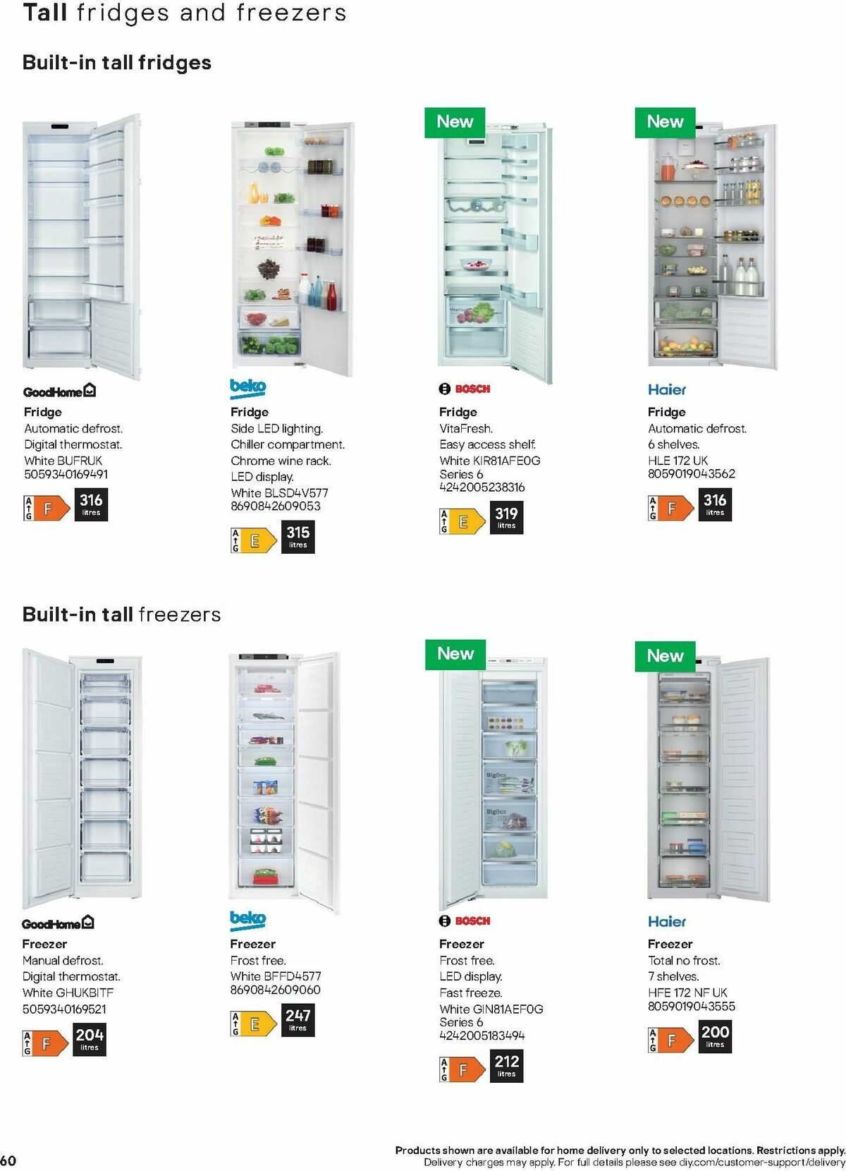 B&Q Kitchen Appliances Offers from 10 January