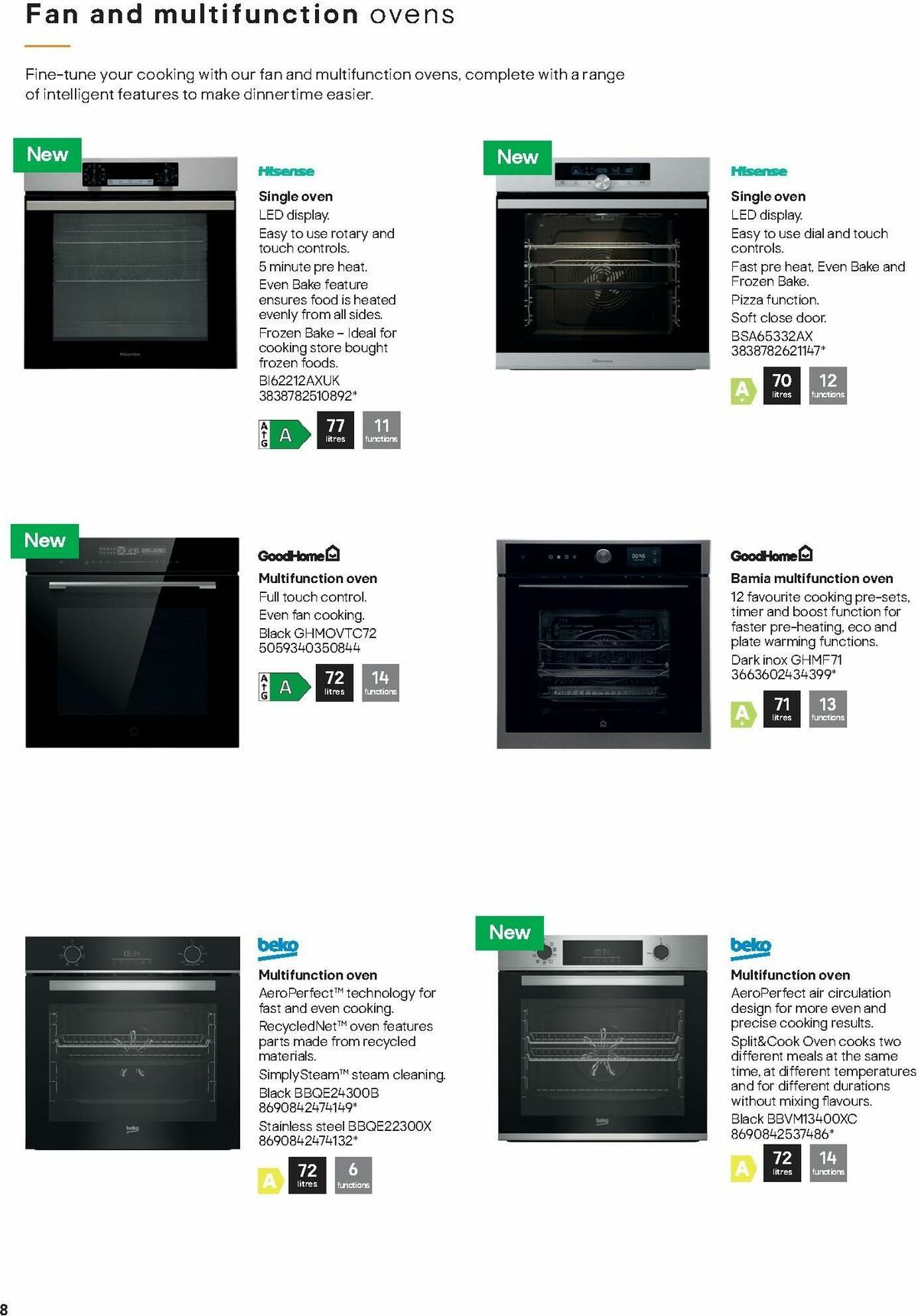 B&Q Kitchen Appliances Offers from 10 January