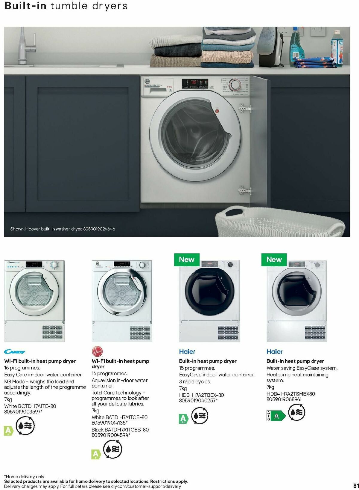 B&Q Kitchen Appliances Offers from 10 January