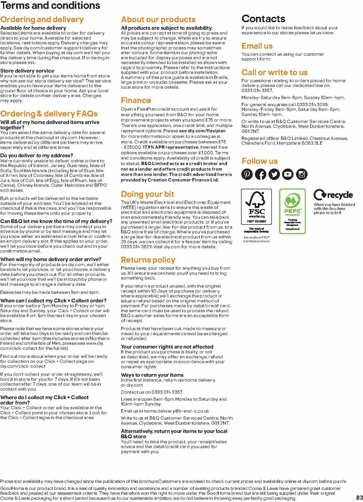 B&Q Kitchen Appliances Offers from 10 January