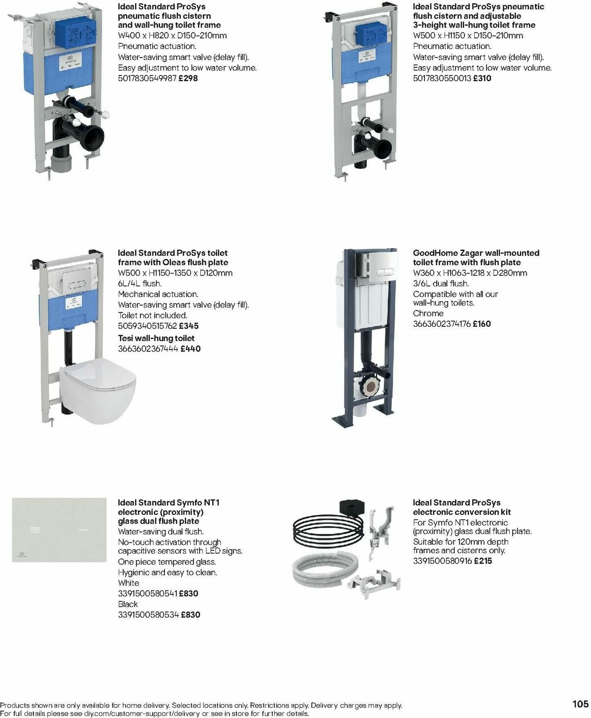 B&Q Bathrooms Offers from 15 January