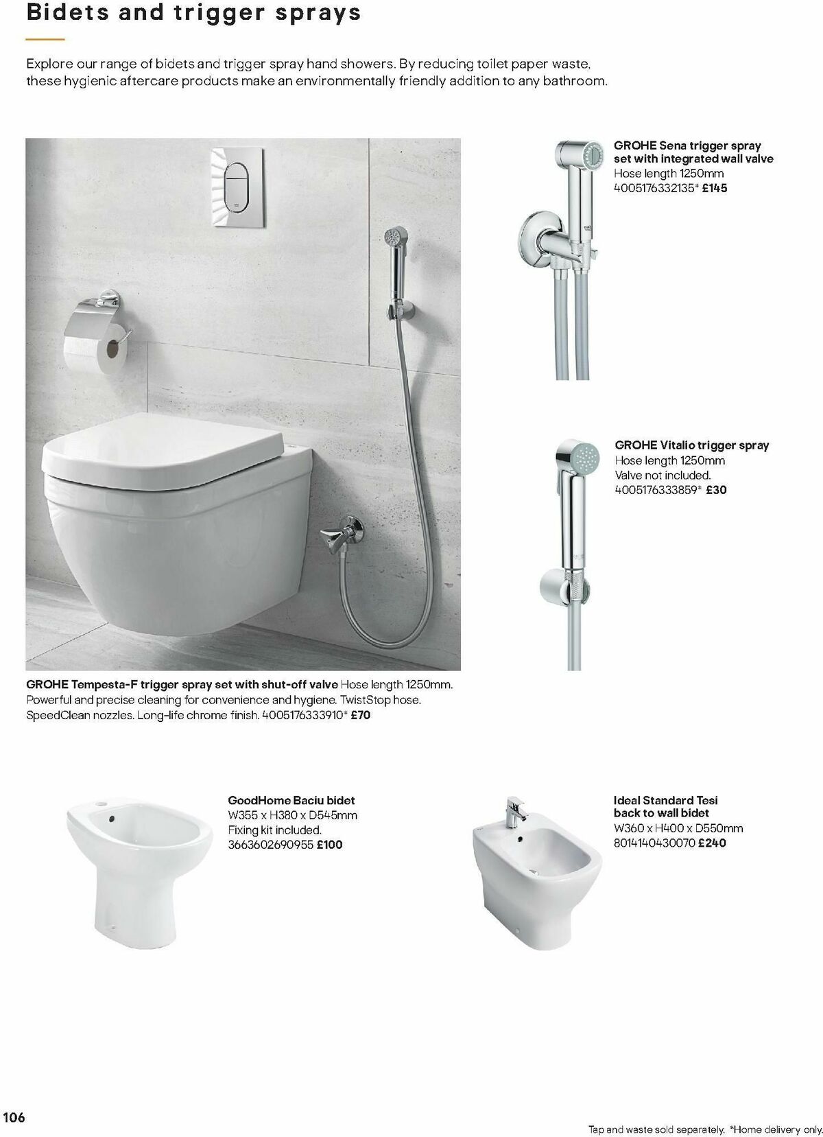B&Q Bathrooms Offers from 15 January