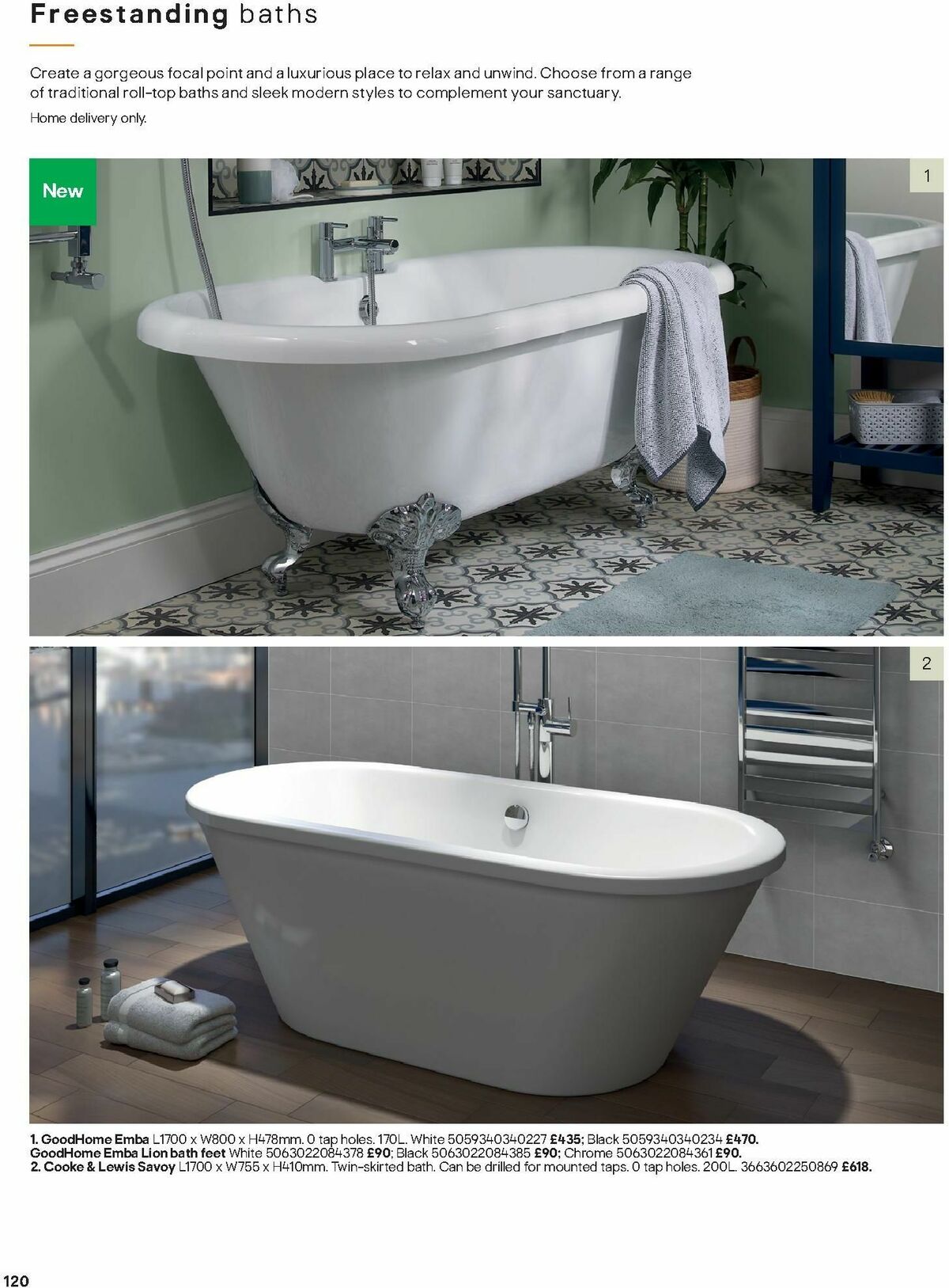 B&Q Bathrooms Offers from 15 January