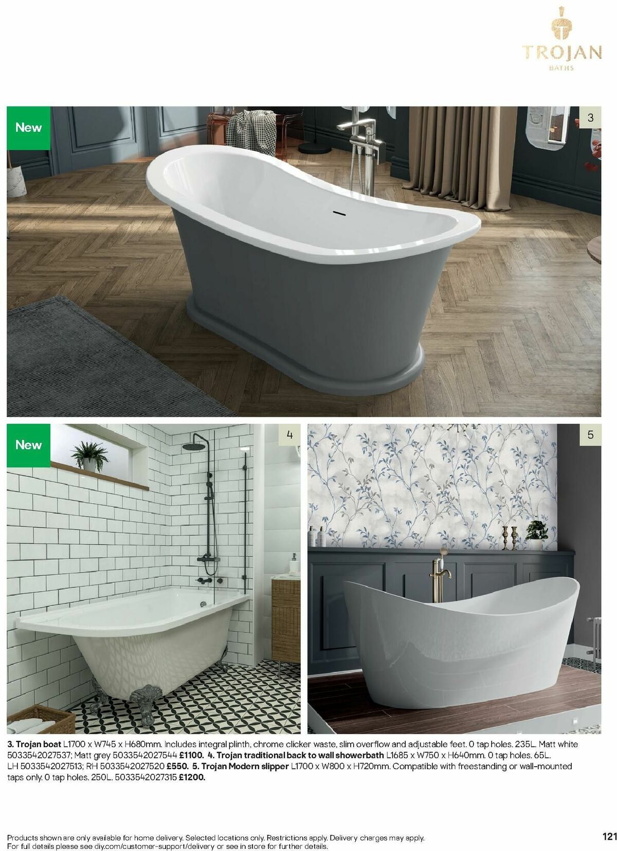 B&Q Bathrooms Offers from 15 January