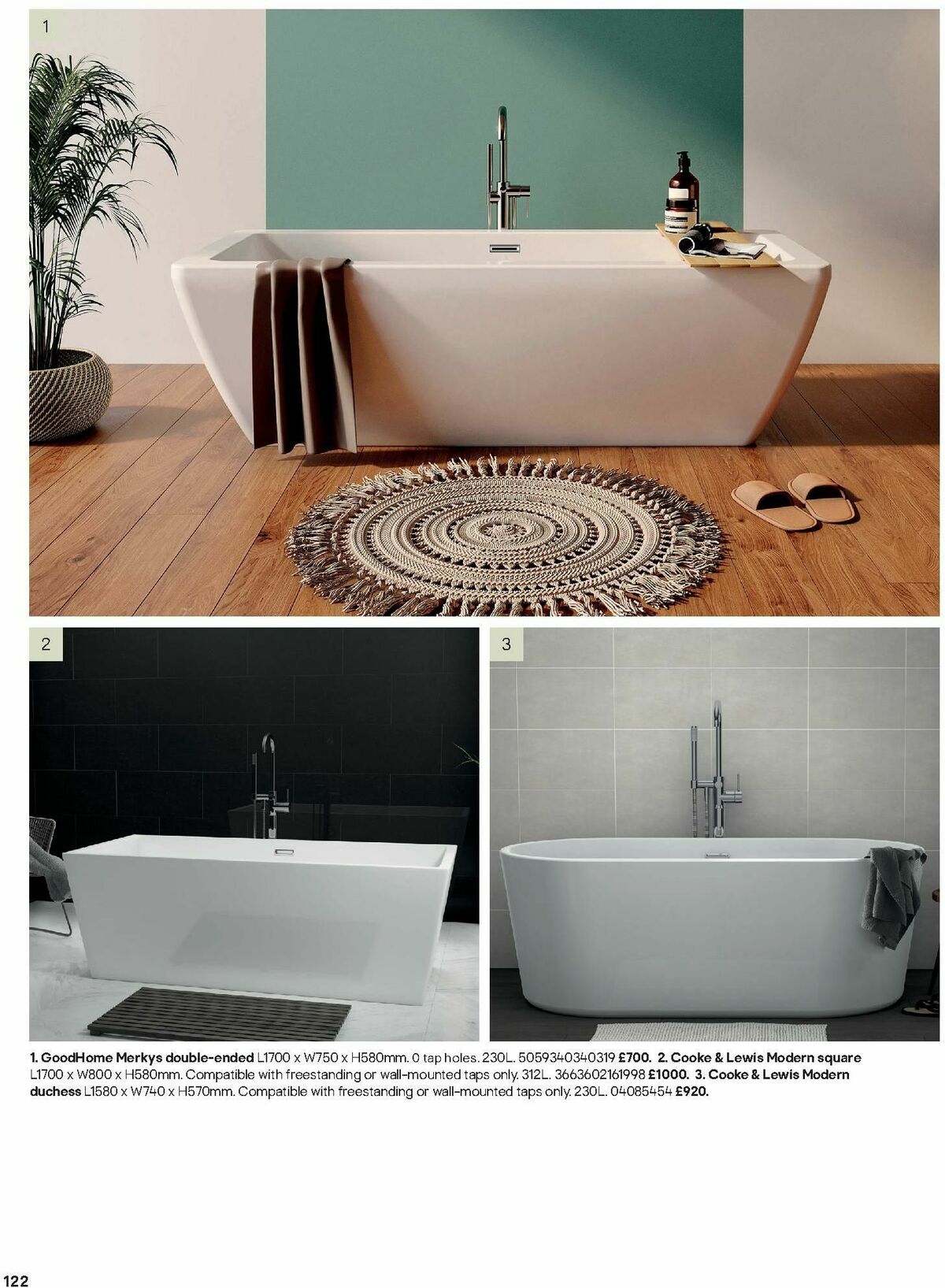 B&Q Bathrooms Offers from 15 January