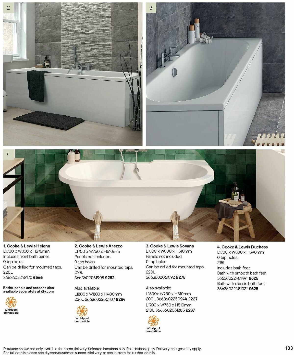 B&Q Bathrooms Offers from 15 January
