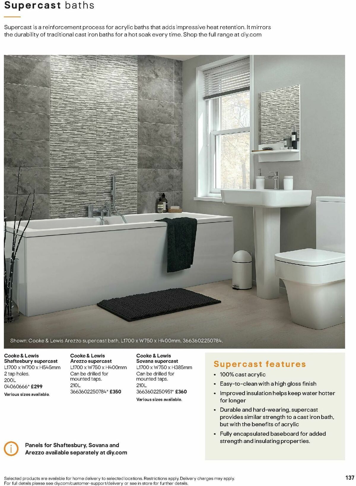 B&Q Bathrooms Offers from 15 January