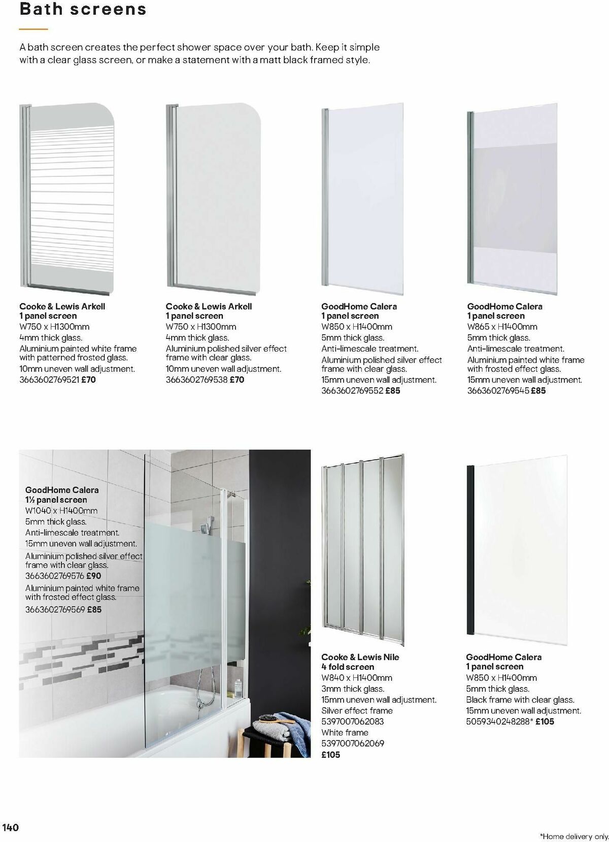 B&Q Bathrooms Offers from 15 January