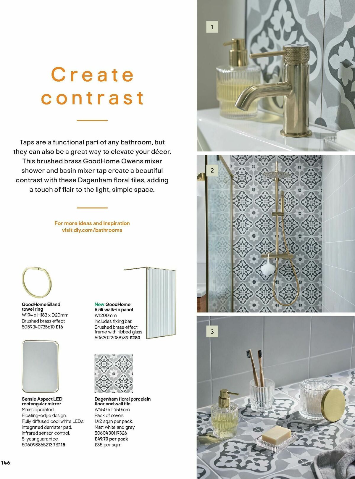B&Q Bathrooms Offers from 15 January