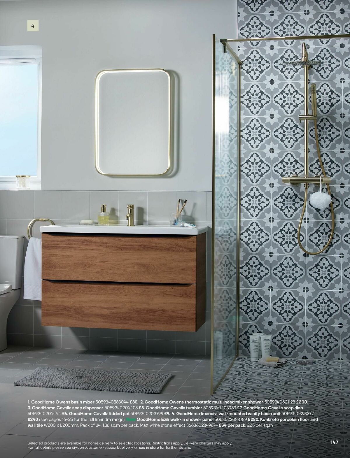 B&Q Bathrooms Offers from 15 January