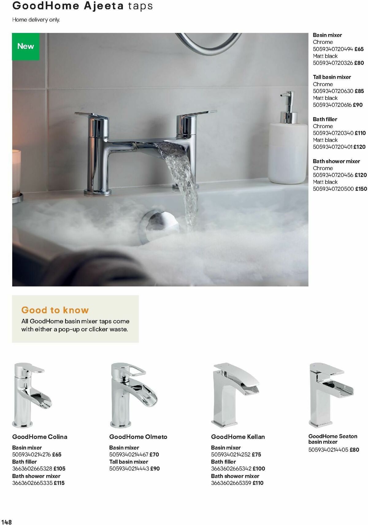 B&Q Bathrooms Offers from 15 January