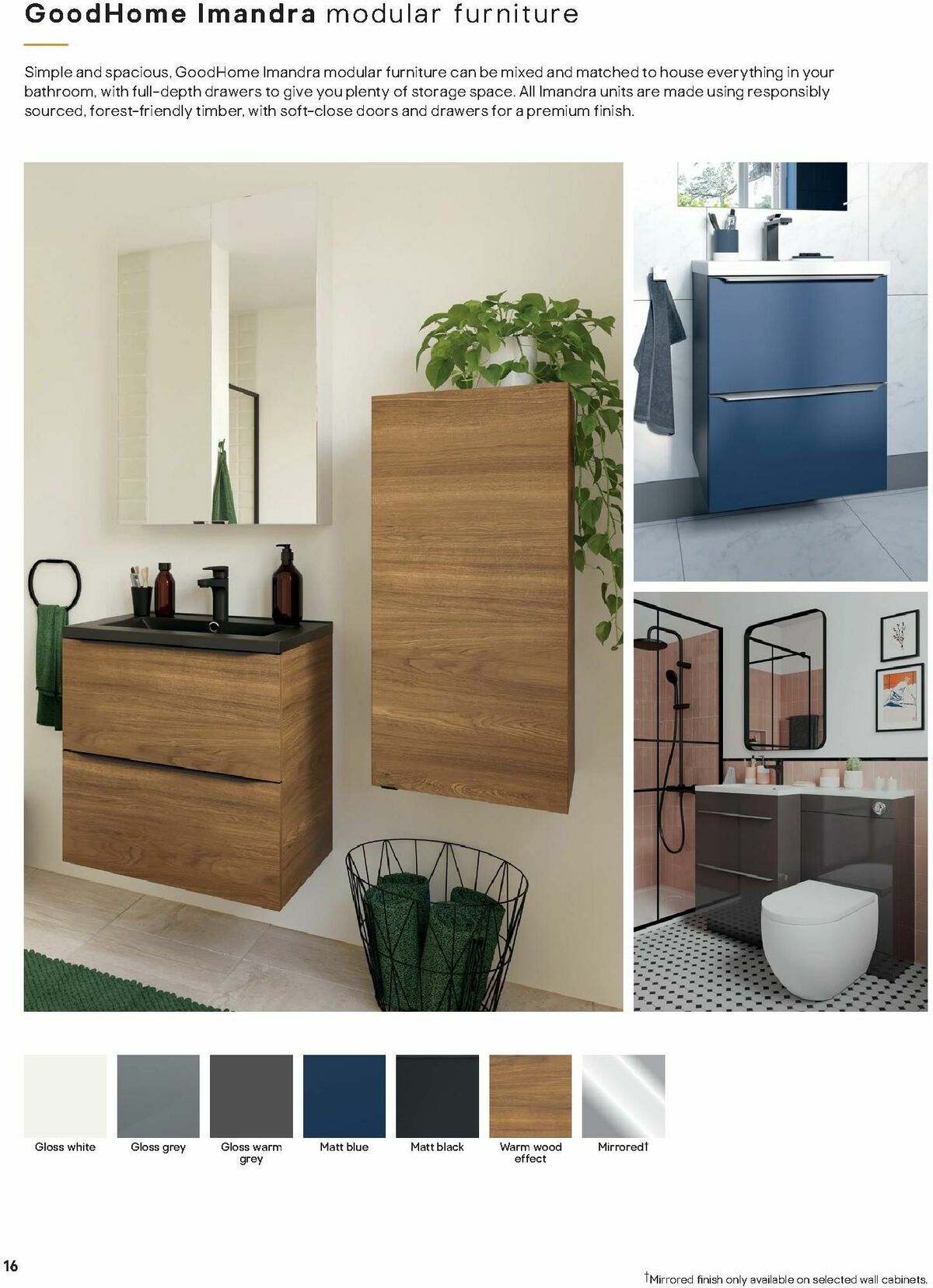 B&Q Bathrooms Offers from 15 January