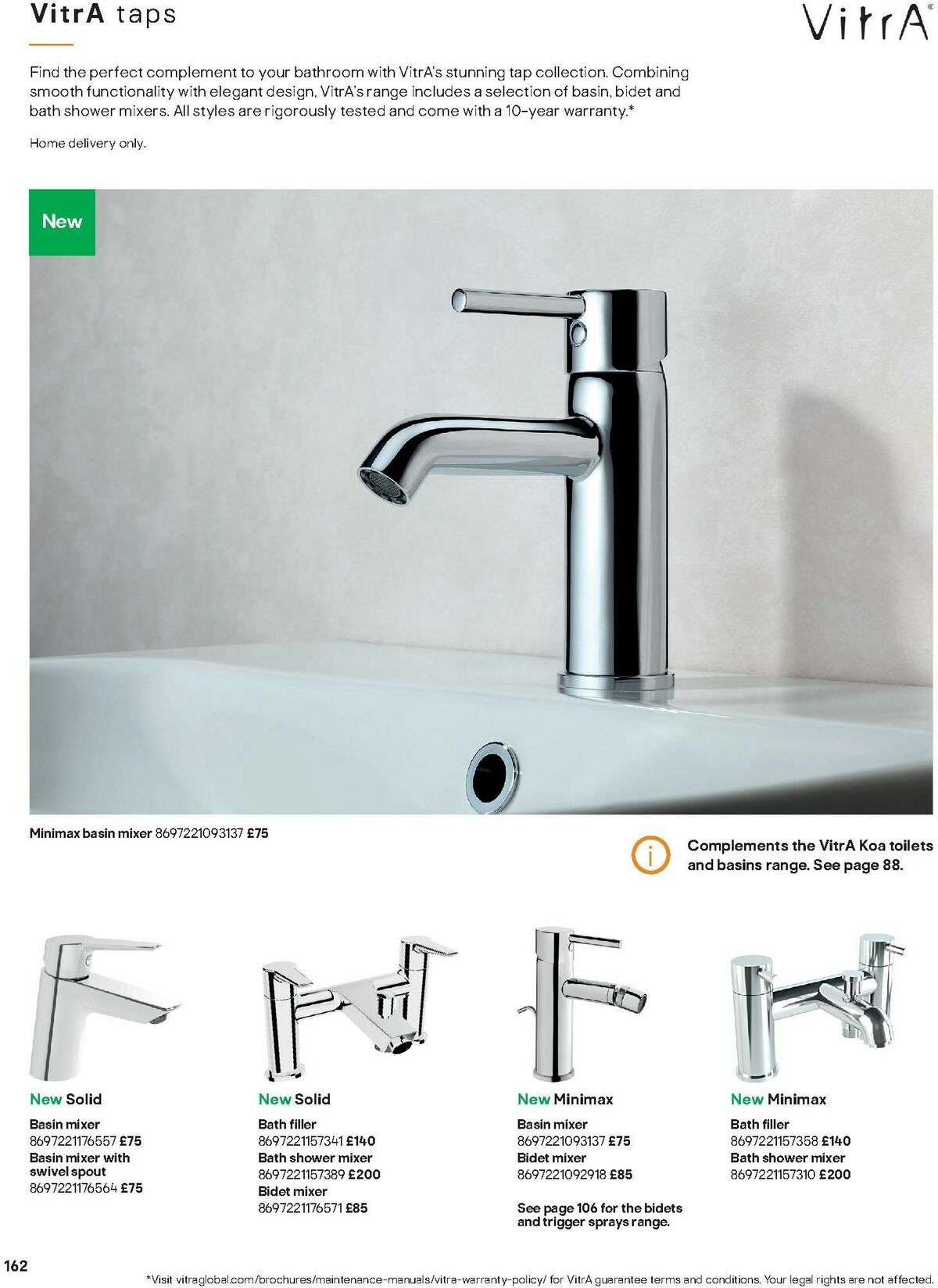 B&Q Bathrooms Offers from 15 January