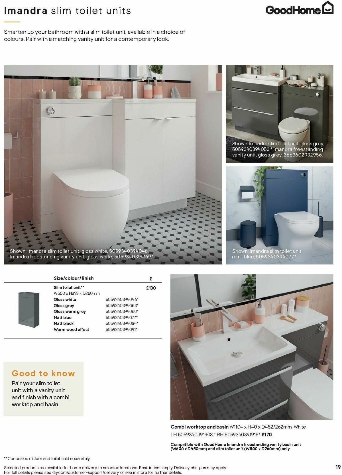 B&Q Bathrooms Offers from 15 January