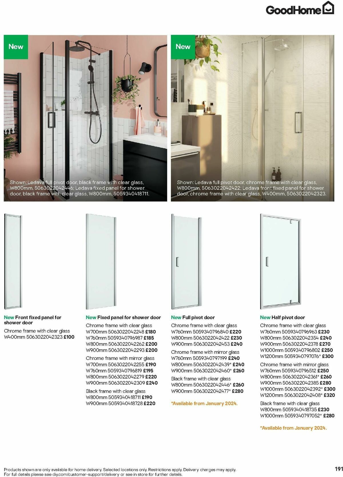 B&Q Bathrooms Offers from 15 January