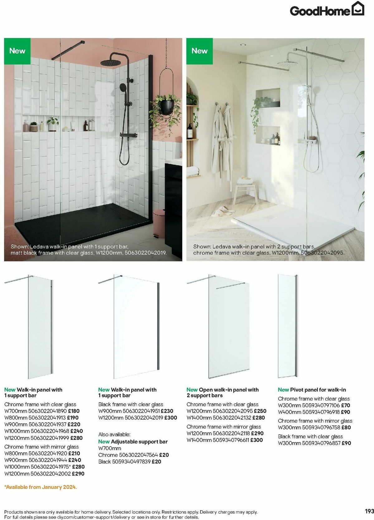 B&Q Bathrooms Offers from 15 January