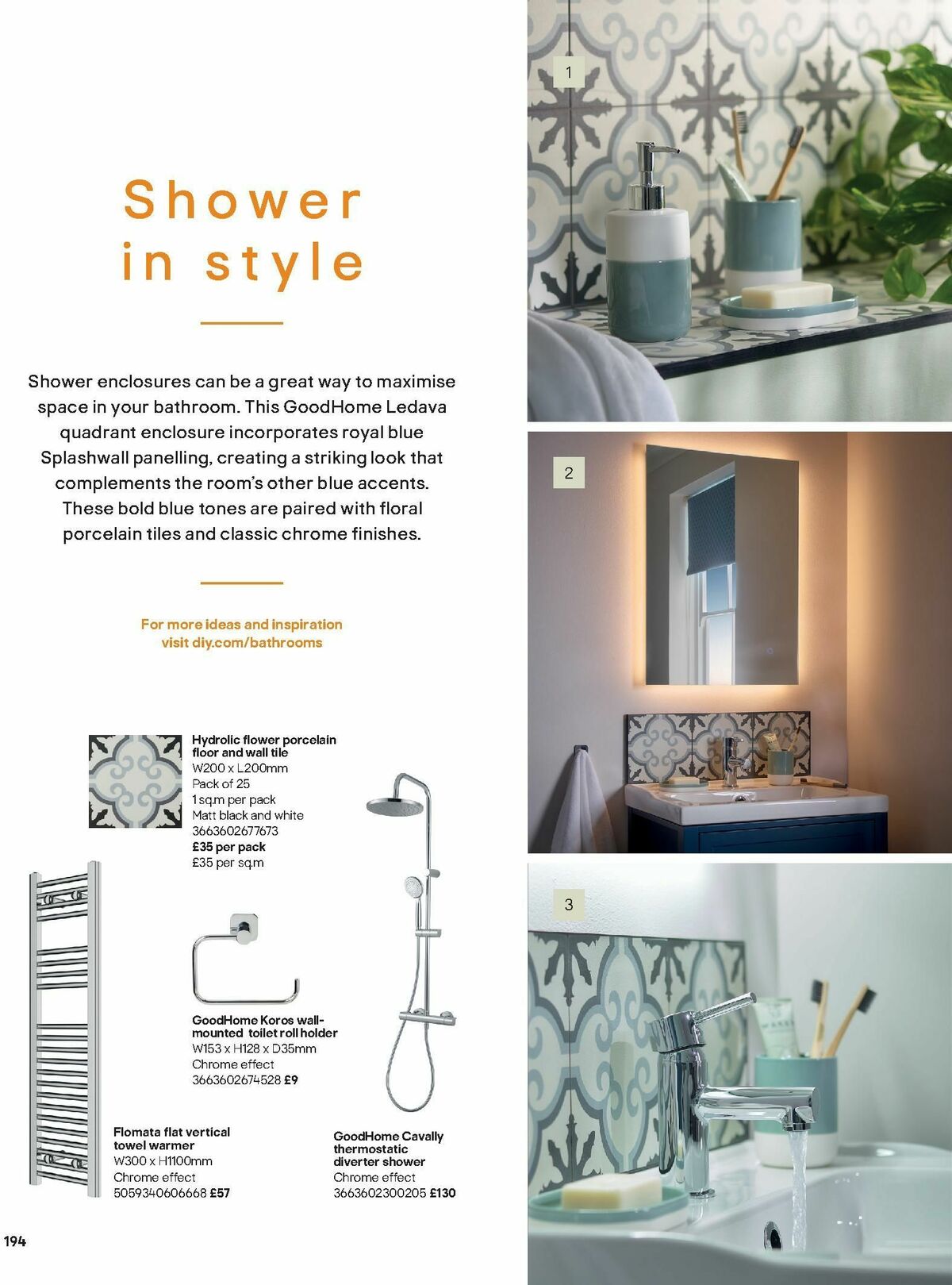 B&Q Bathrooms Offers from 15 January