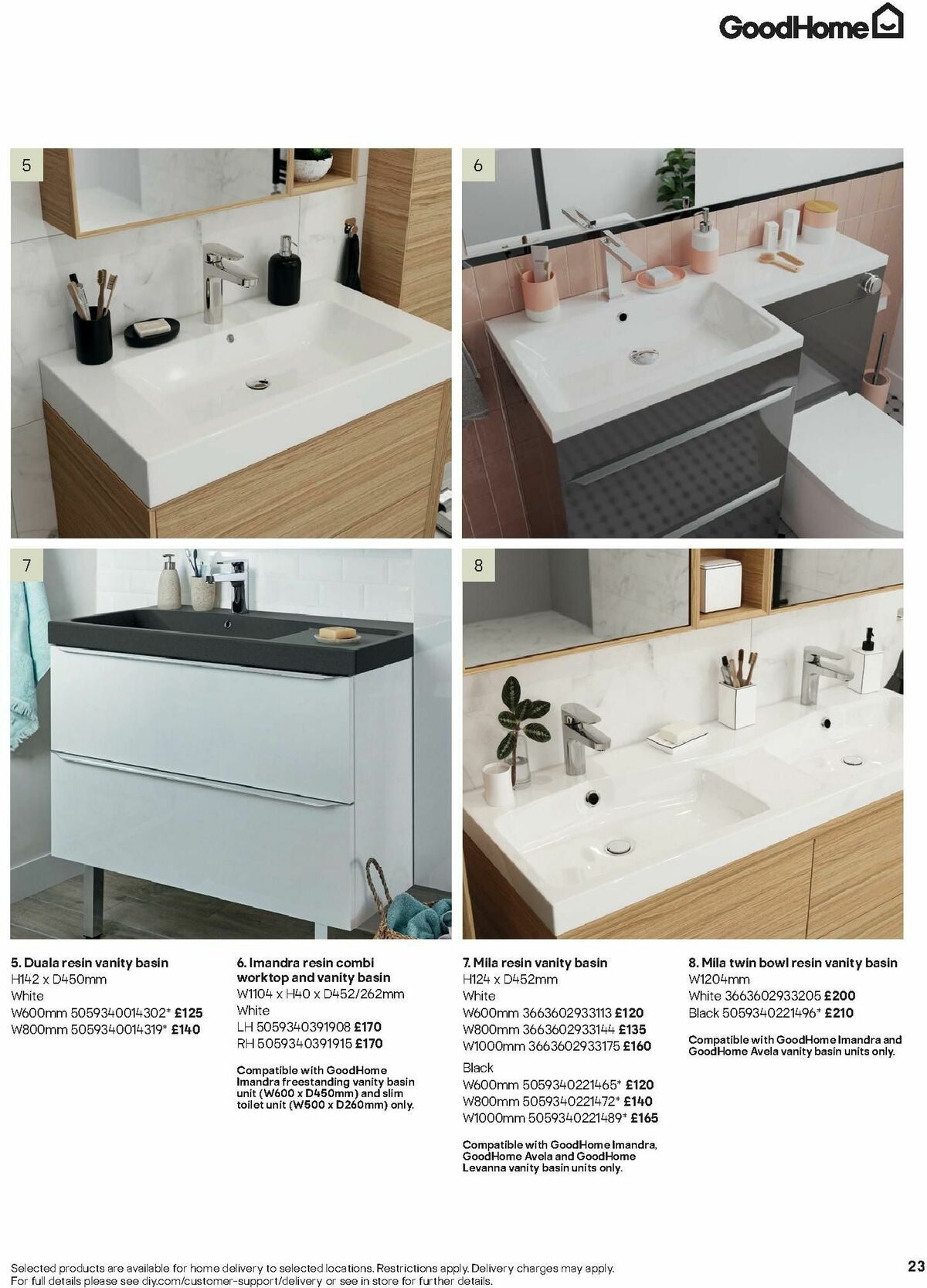 B&Q Bathrooms Offers from 15 January
