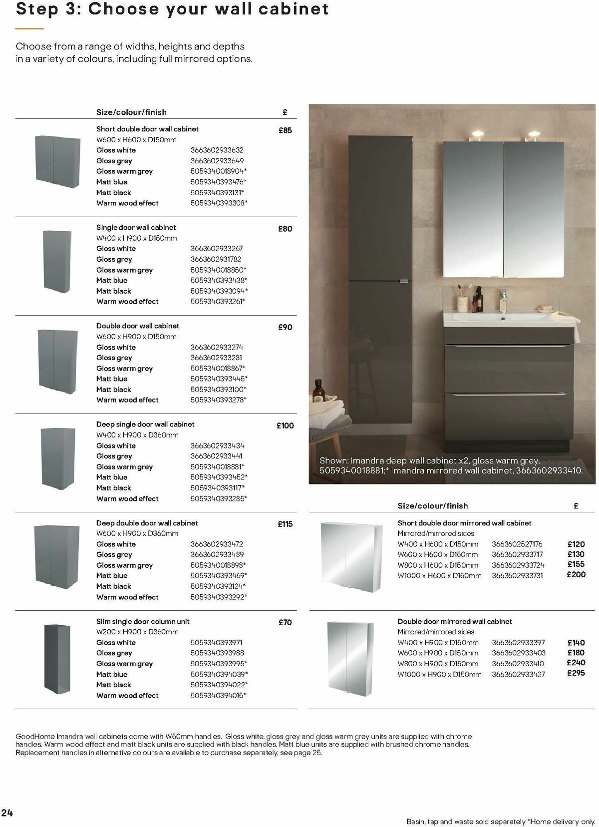 B&Q Bathrooms Offers from 15 January