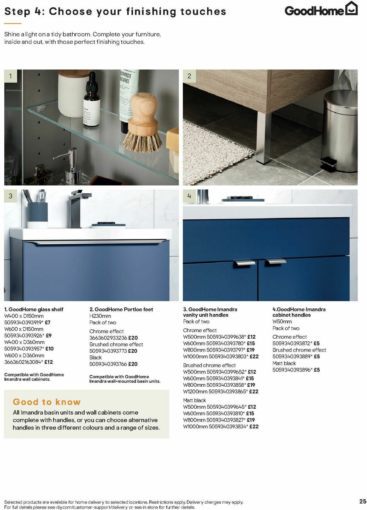 B&Q Bathrooms Offers from 15 January