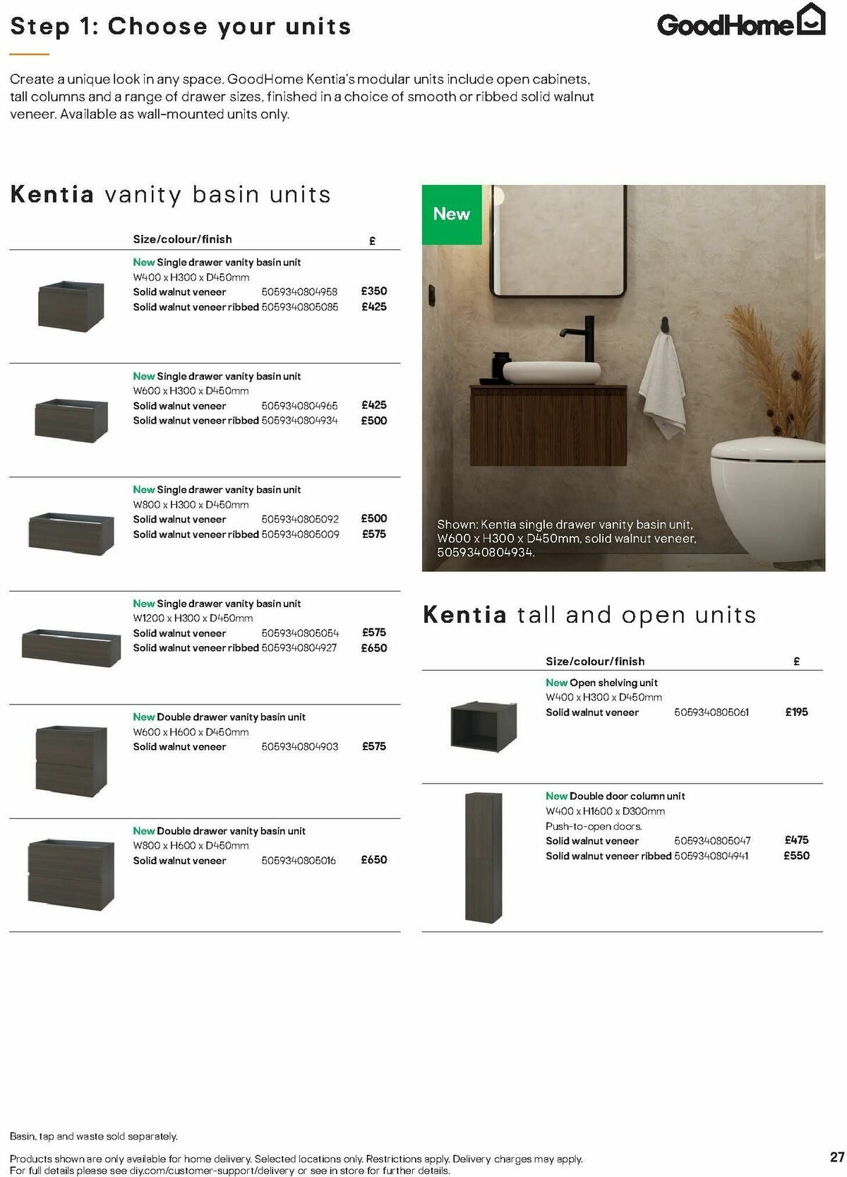 B&Q Bathrooms Offers from 15 January