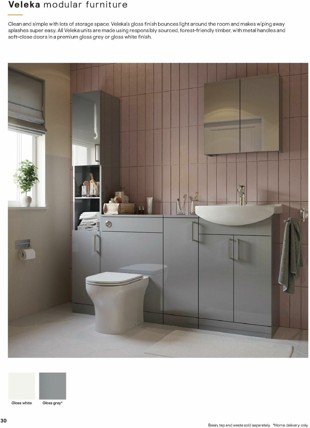 B&Q Bathrooms Offers from 15 January