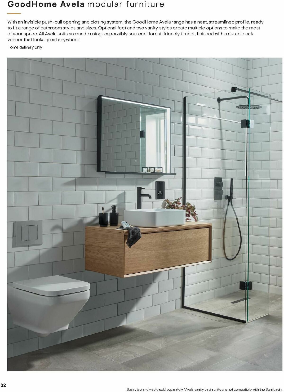 B&Q Bathrooms Offers from 15 January