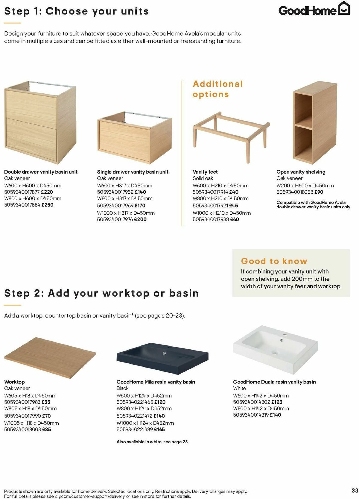 B&Q Bathrooms Offers from 15 January
