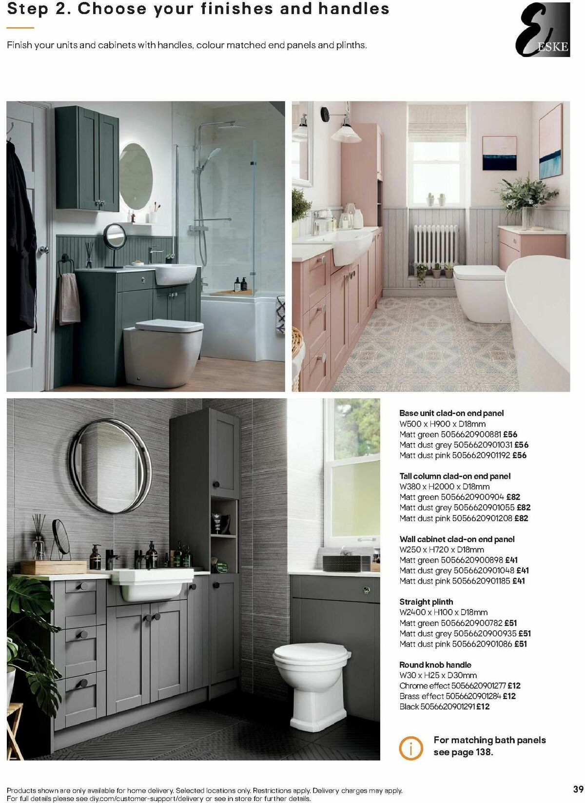 B&Q Bathrooms Offers from 15 January