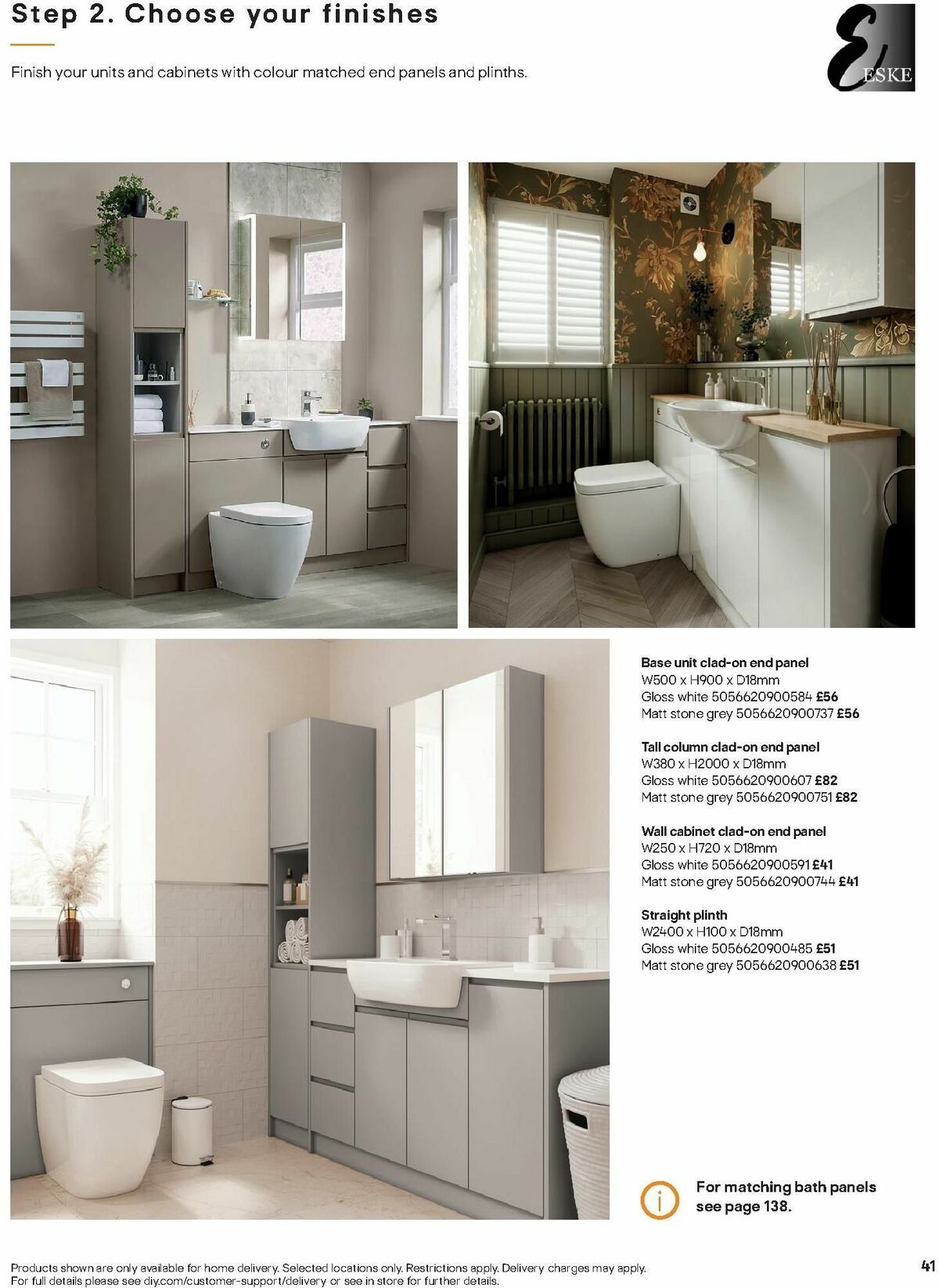 B&Q Bathrooms Offers from 15 January