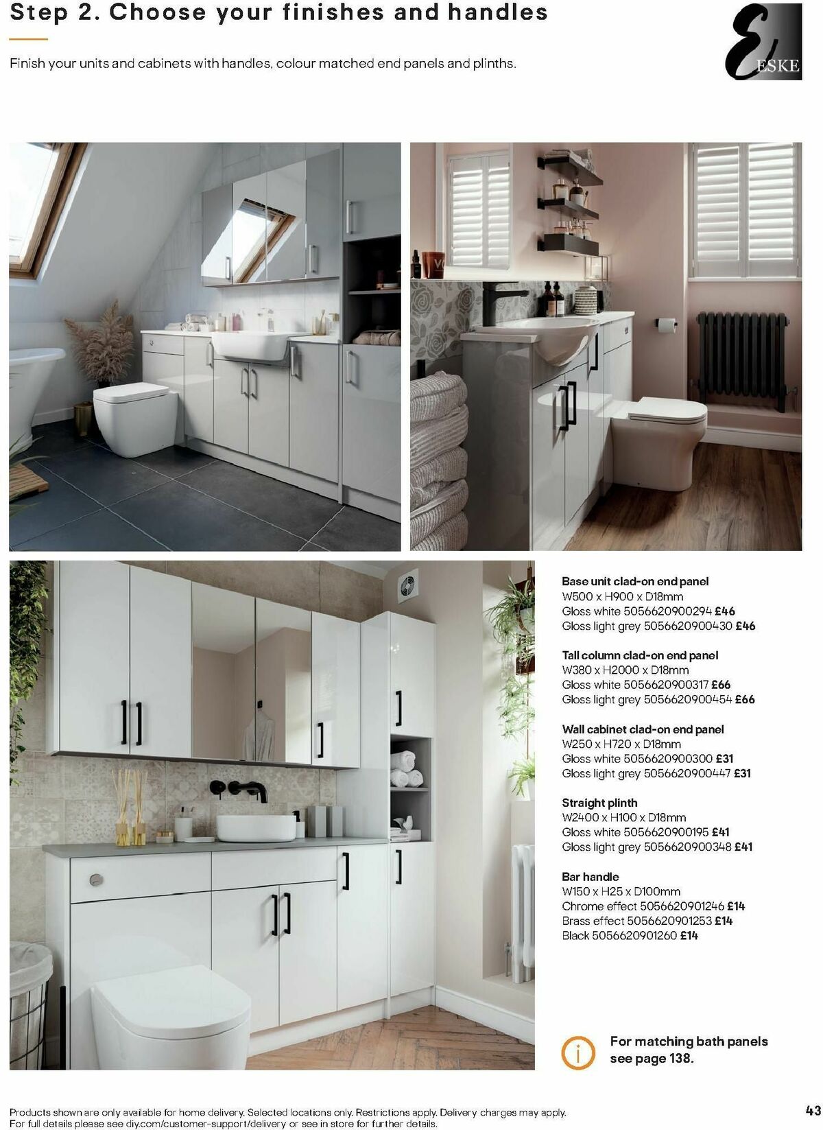B&Q Bathrooms Offers from 15 January