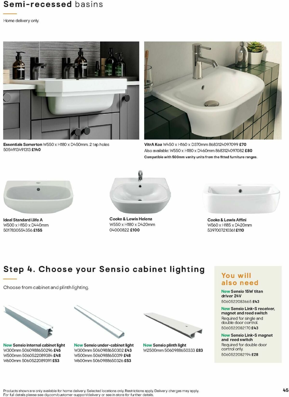 B&Q Bathrooms Offers from 15 January