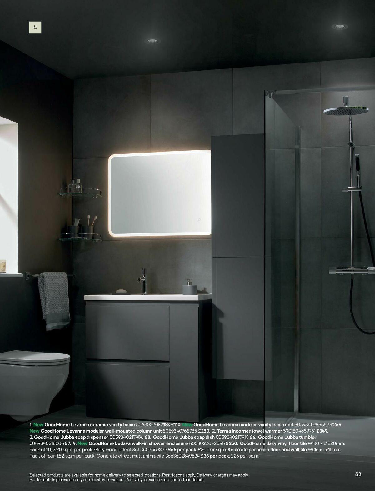 B&Q Bathrooms Offers from 15 January