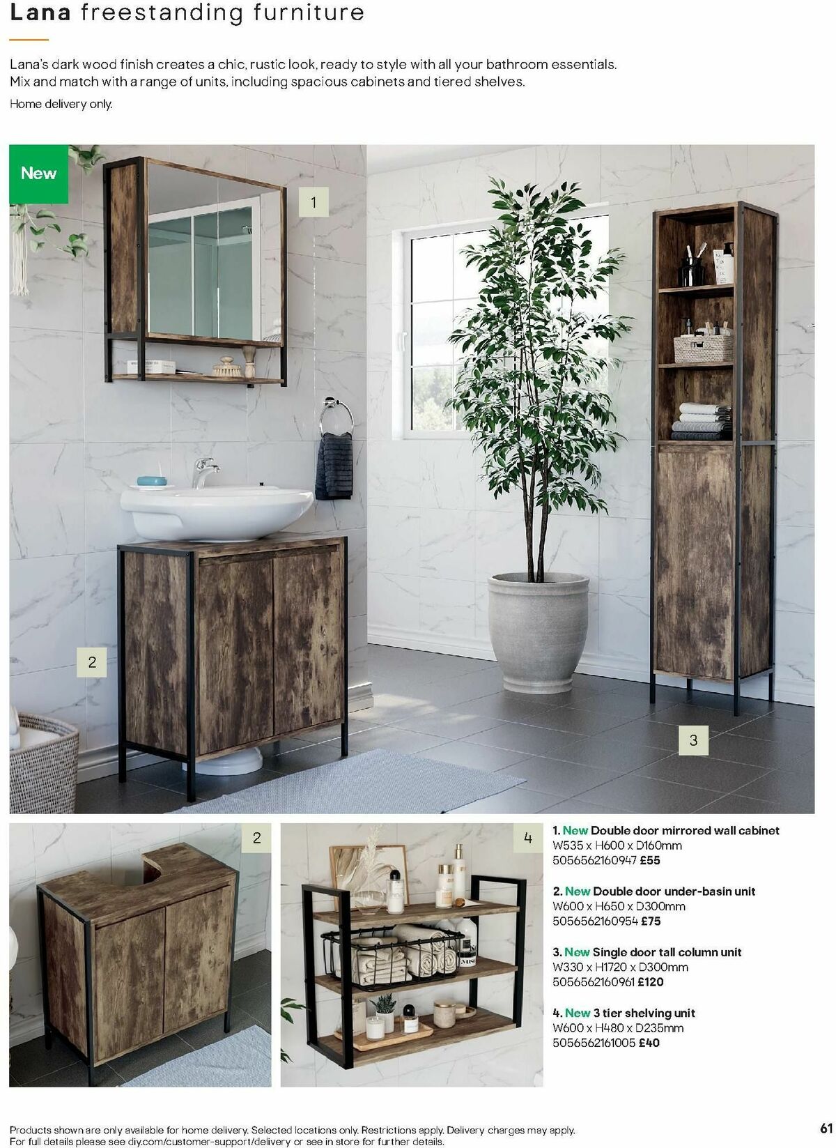 B&Q Bathrooms Offers from 15 January