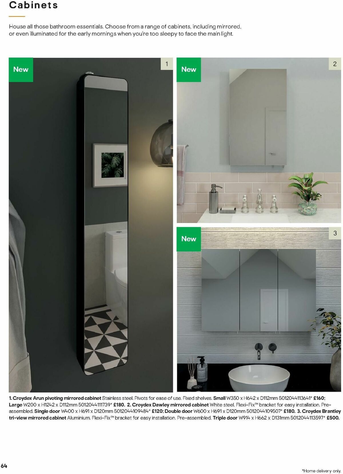 B&Q Bathrooms Offers from 15 January