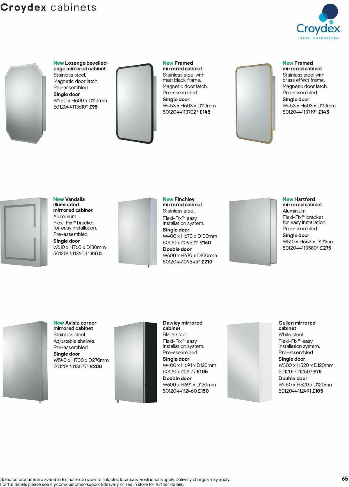 B&Q Bathrooms Offers from 15 January