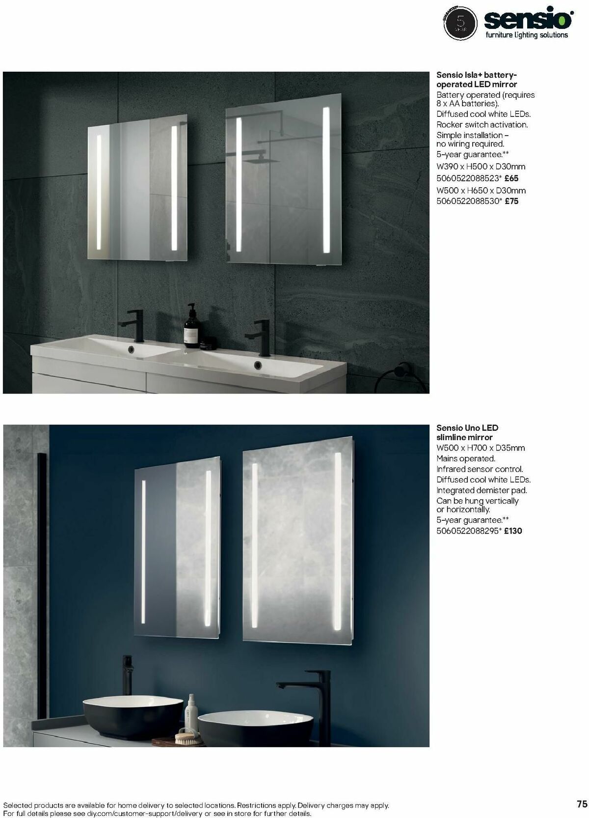 B&Q Bathrooms Offers from 15 January