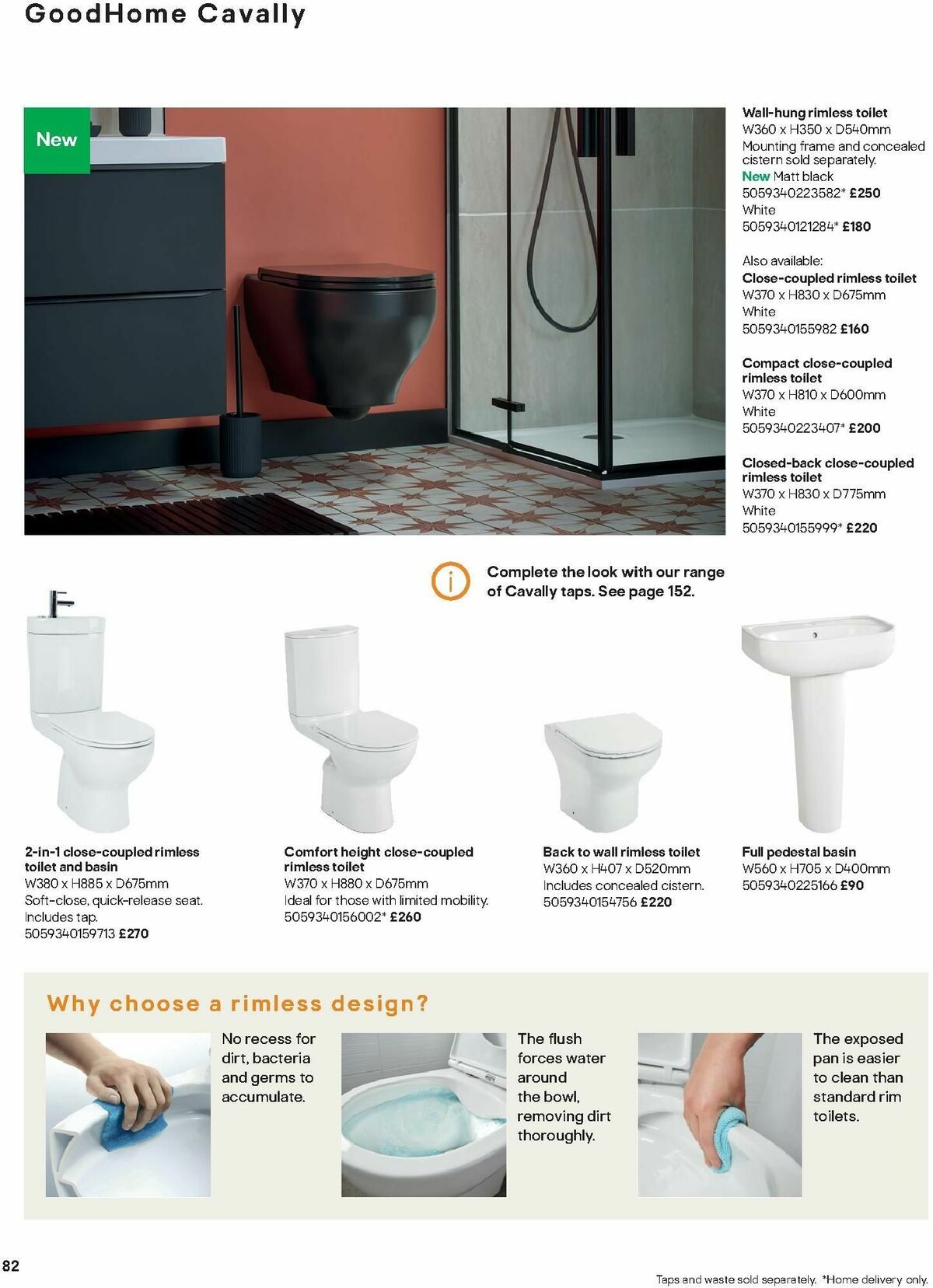 B&Q Bathrooms Offers from 15 January