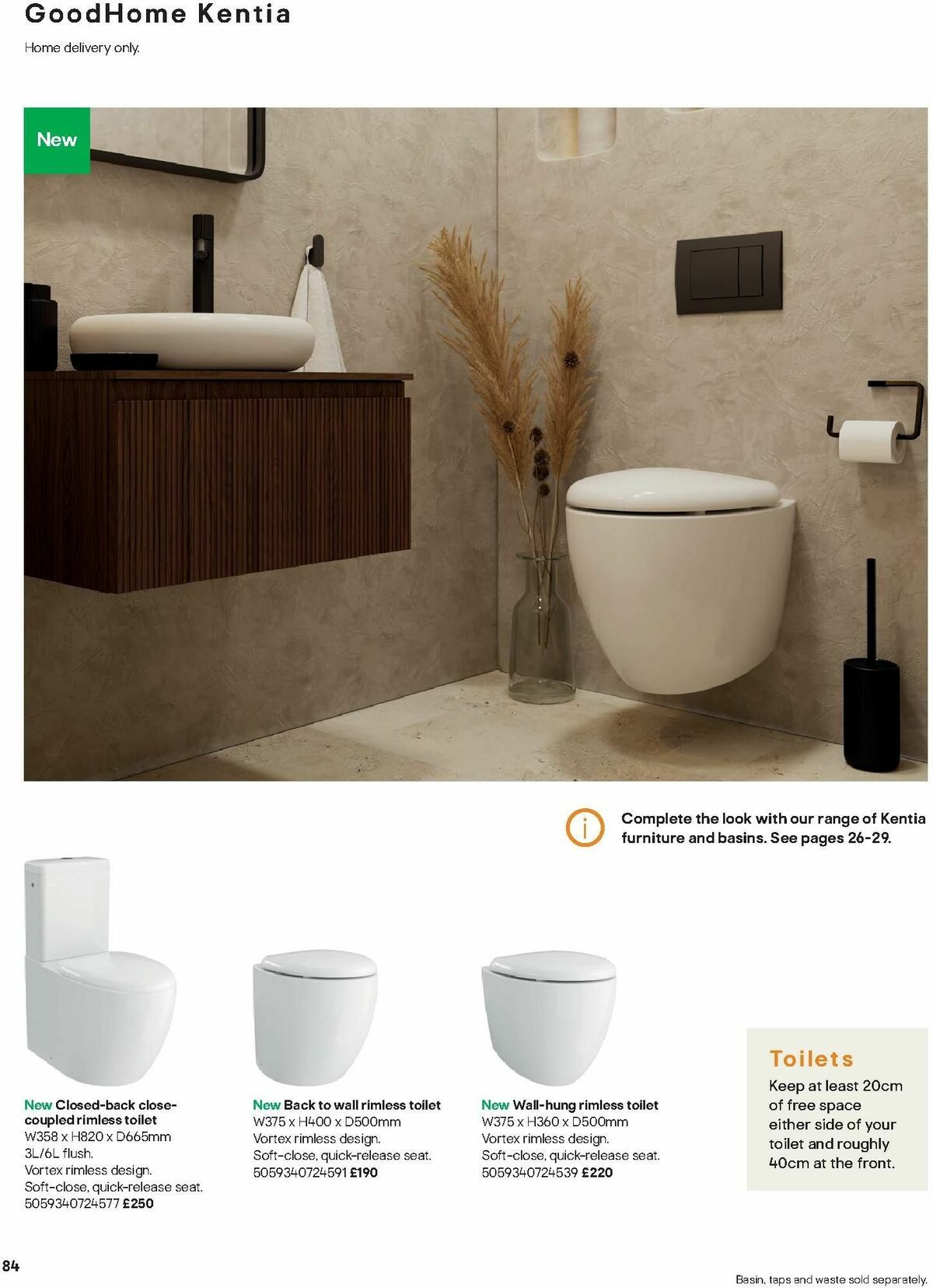 B&Q Bathrooms Offers from 15 January