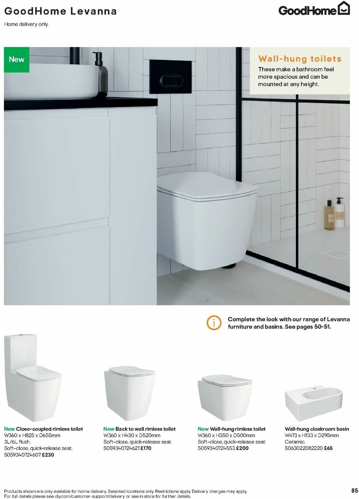 B&Q Bathrooms Offers from 15 January
