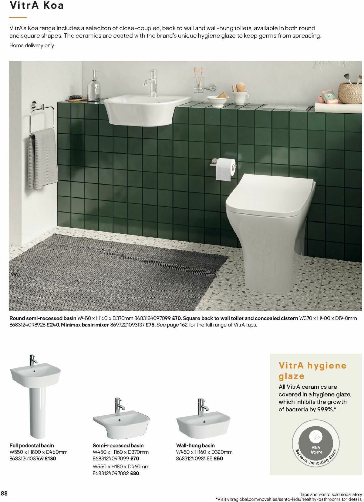 B&Q Bathrooms Offers from 15 January