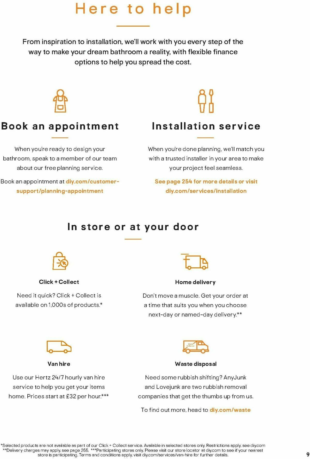 B&Q Bathrooms Offers from 15 January